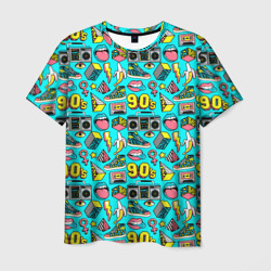 The retro nineties – Мужская футболка 3D с принтом купить со скидкой в -26%