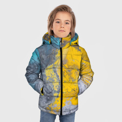 Зимняя куртка для мальчиков 3D Извержение Красок - фото 2