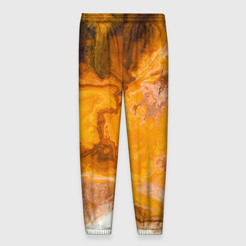 Мужские брюки 3D с принтом Смерч Красок, вид сзади #1