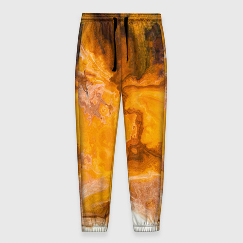 Мужские брюки 3D с принтом Смерч Красок, вид спереди #2
