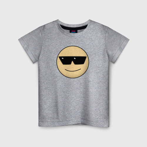 Детская футболка хлопок с принтом Крутой Дурак, вид спереди #2