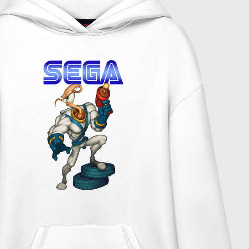 Худи SuperOversize хлопок Sega - Jim, цвет белый - фото 3