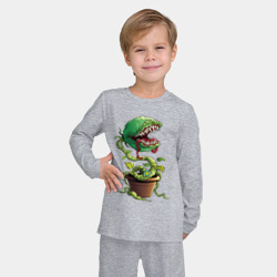Детская пижама с лонгсливом хлопок Plant - Piranha - фото 2