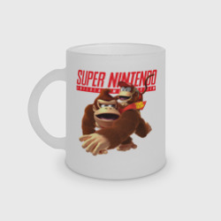 Кружка матовая стеклянная Nintendo - DK