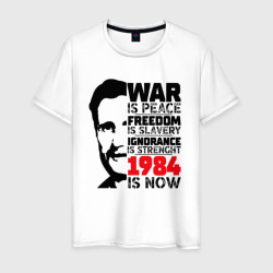 Джордж Оруэлл 1984 – Мужская футболка хлопок с принтом купить со скидкой в -20%