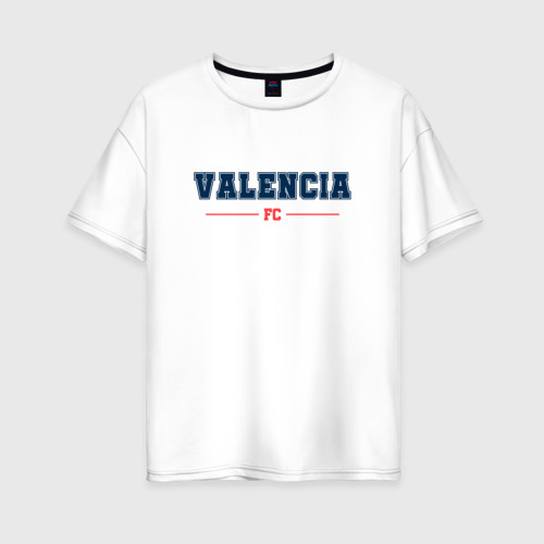 Женская футболка хлопок Oversize Valencia FC Classic