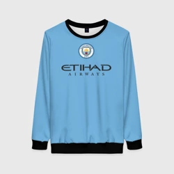 Женский свитшот 3D Erling Haaland Manchester Сity Эрлинг Холанд Манчестер Сити