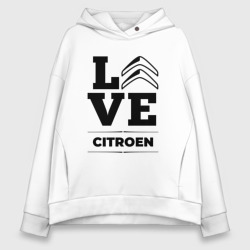 Женское худи Oversize хлопок Citroen Love Classic