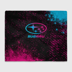 Плед 3D Subaru Neon Gradient FS