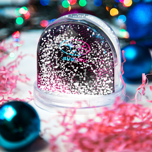 Игрушка Снежный шар Subaru Neon Gradient FS - фото 4