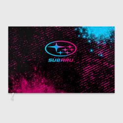 Флаг 3D Subaru Neon Gradient FS