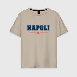 Женская футболка хлопок Oversize Napoli FC Classic