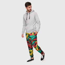 Мужские брюки 3D Граффити стрелки - паттерн - фото 2