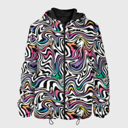 Мужская куртка 3D Цветная оптическая иллюзия
