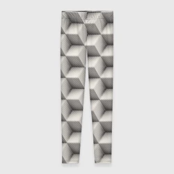 Леггинсы 3D 3D Куб Оптическая иллюзия Cube