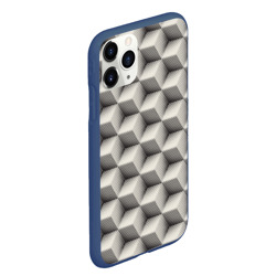 Чехол для iPhone 11 Pro Max матовый 3D Куб | Оптическая иллюзия | 3D Cube - фото 2