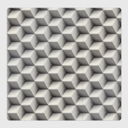 Магнитный плакат 3Х3 3D Куб Оптическая иллюзия Cube