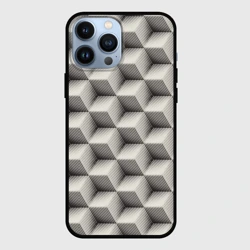 Чехол для iPhone 13 Pro Max 3D Куб Оптическая иллюзия Cube