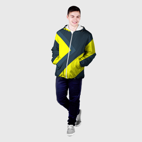 Мужская куртка 3D Геометрическая Стрелка, цвет 3D печать - фото 3