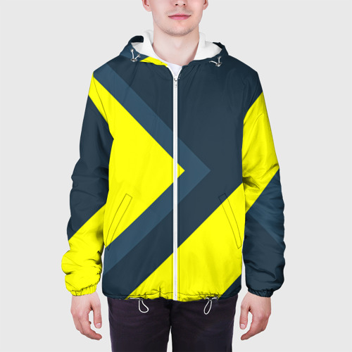 Мужская куртка 3D Геометрическая Стрелка, цвет 3D печать - фото 4