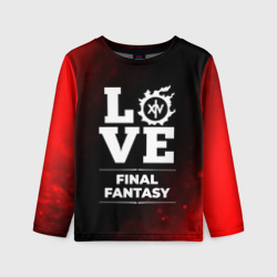 Детский лонгслив 3D Final Fantasy Love Классика