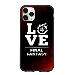 Чехол для iPhone 11 Pro Max матовый Final Fantasy Love Классика
