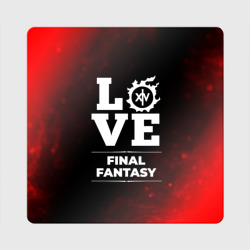 Магнит виниловый Квадрат Final Fantasy Love Классика