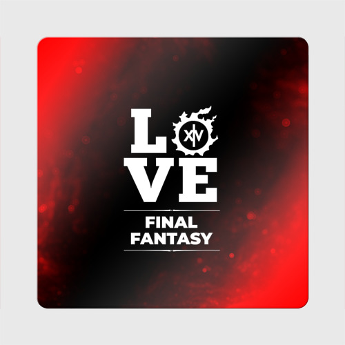 Магнит виниловый Квадрат Final Fantasy Love Классика