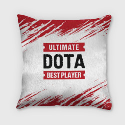 Подушка 3D Dota: красные таблички Best Player и Ultimate