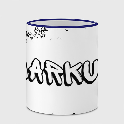 Кружка с полной запечаткой Рэпер Markul в стиле граффити, цвет Кант синий - фото 4