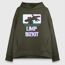 Женское светящееся худи Limp Bizkit Glitch Rock