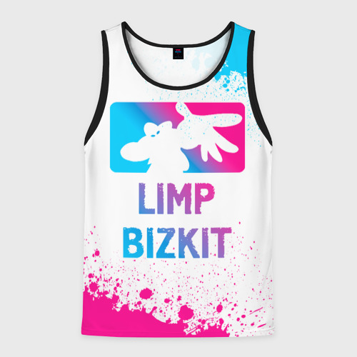 Мужская майка 3D Limp Bizkit Neon Gradient