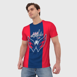 Мужская футболка 3D Вашингтон Кэпиталз|Washington Capitals - фото 2