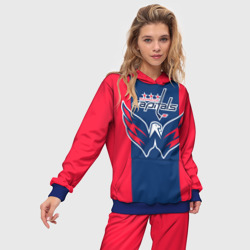 Женский костюм с толстовкой 3D Вашингтон Кэпиталз|Washington Capitals - фото 2