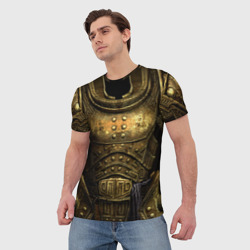 Мужская футболка 3D Двемерская броня из Skyrim - фото 2