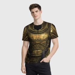 Мужская футболка 3D Двемерская броня из Skyrim - фото 2