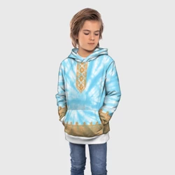 Детская толстовка 3D Славянская тай-дай рубаха вышиванка - фото 2