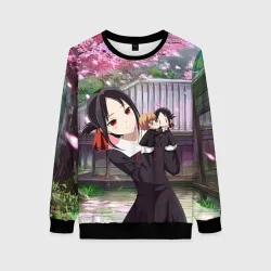 Женский свитшот 3D Кагуя - Синомия Love is war Госпожа