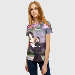 Женская футболка 3D Кагуя - Синомия Love is war Госпожа - фото 2