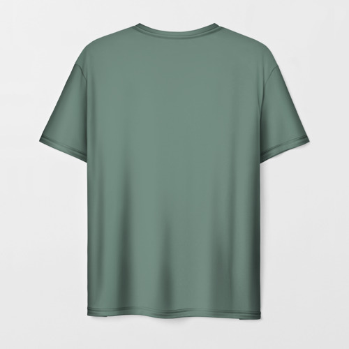 Мужская футболка 3D с принтом Лягуха-музыкант, вид сзади #1
