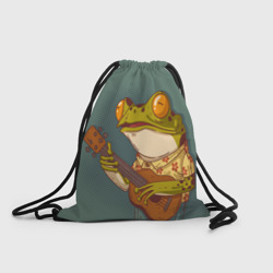 Рюкзак-мешок 3D Лягуха-музыкант