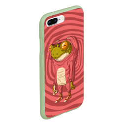 Чехол для iPhone 7Plus/8 Plus матовый Лягушка-зайчик - фото 2