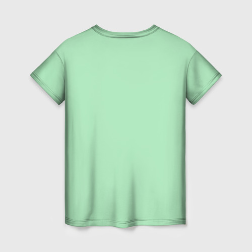 Женская футболка 3D с принтом Муми-тролль Танцует, вид сзади #1