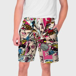 Мужские шорты 3D Twisted pop atr pattern