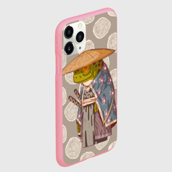Чехол для iPhone 11 Pro Max матовый Самурай-лягушка воин - фото 2