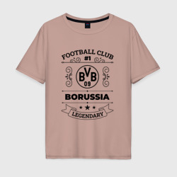 Мужская футболка хлопок Oversize Borussia: Football Club Number 1 Legendary