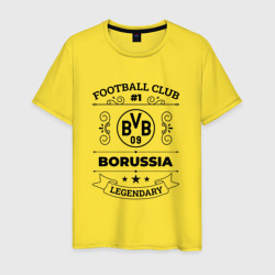 Мужская футболка хлопок Borussia: Football Club Number 1 Legendary