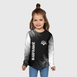 Детский лонгслив 3D Warframe Glitch на темном фоне - FS - фото 2