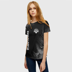 Женская футболка 3D Warframe Glitch на темном фоне - FS - фото 2