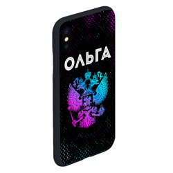 Чехол для iPhone XS Max матовый Ольга Россия - фото 2